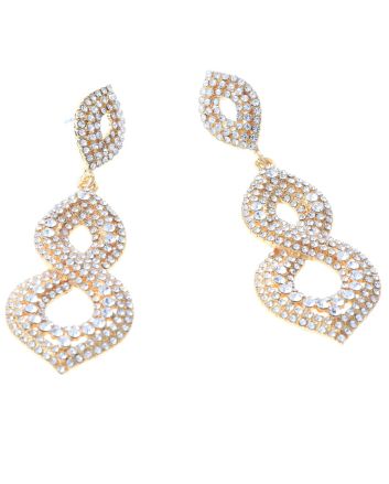 Rhinestone Post Earrings