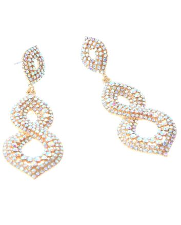 Rhinestone Post Earrings