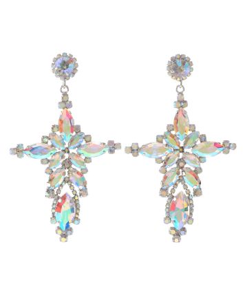 Large Chandelier Rhinestone Earring