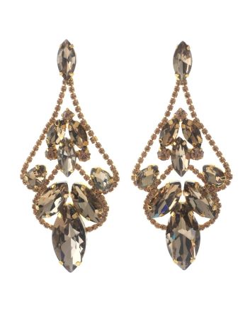 Large Chandelier Rhinestone Earring