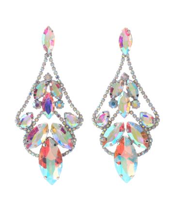 Large Chandelier Rhinestone Earring