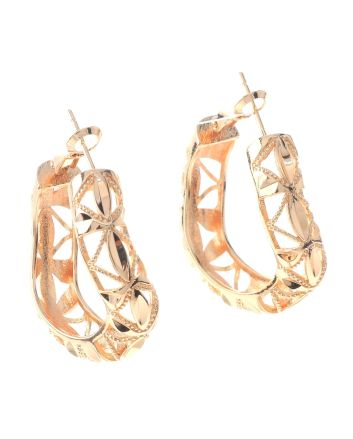 Gold Plated Hoop Earrings