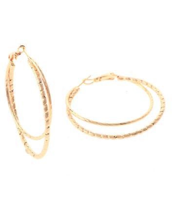 Gold Plated Hoop Earrings