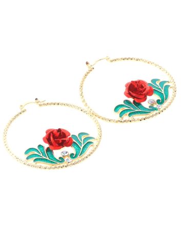 Gold Plated Hoop Earrings