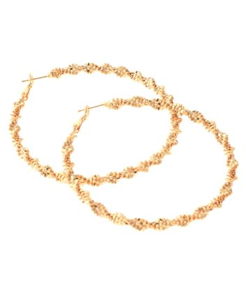 Gold Plated Hoop Earrings