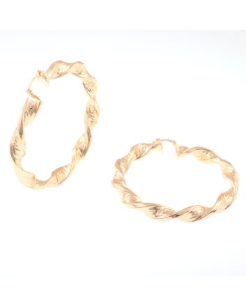 Gold Plated Hoop Earrings