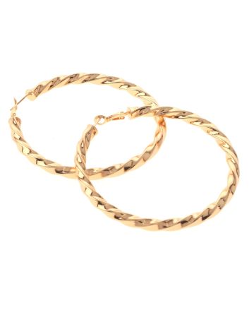 Gold Plated Hoop Earrings