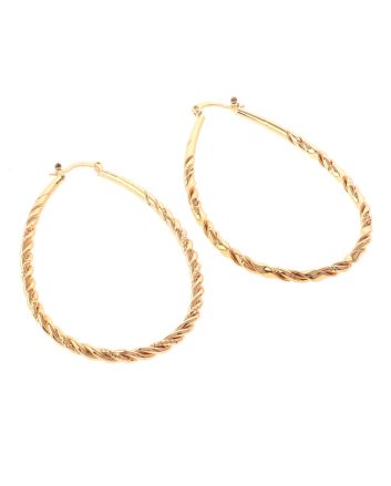 Gold Plated Hoop Earrings