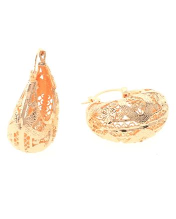 Gold Plated Hoop Earrings