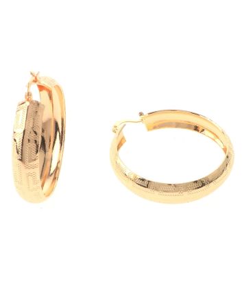 Gold Plated Hoop Earrings