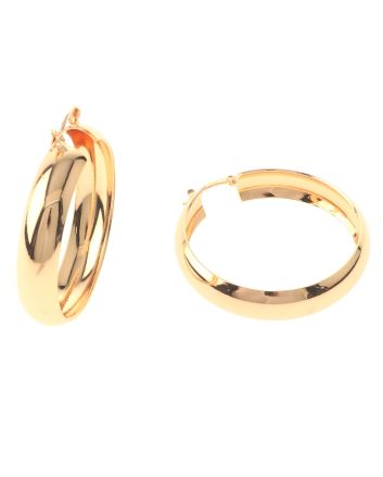 Gold Plated Hoop Earrings