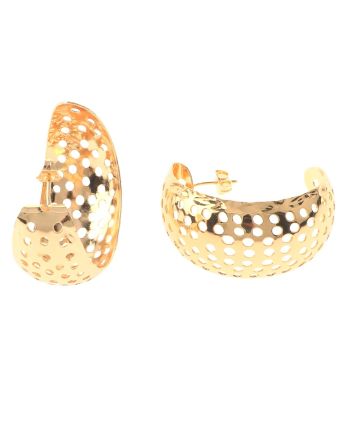 Gold Plated Hoop Earrings