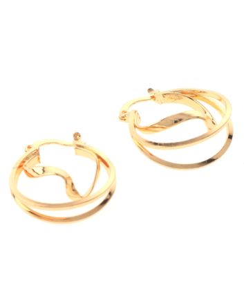 Gold Plated Hoop Earrings