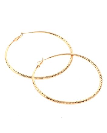 Gold Plated Hoop Earrings