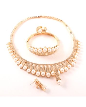 Gold Plated Necklace Set