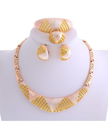 Gold Plated Necklace Set