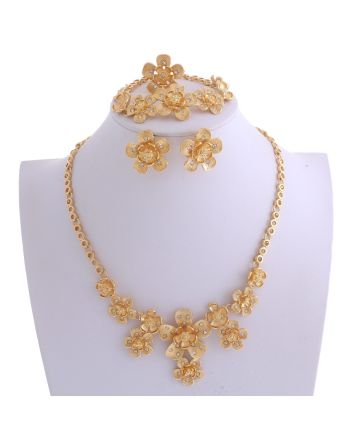 Gold Plated Necklace Set