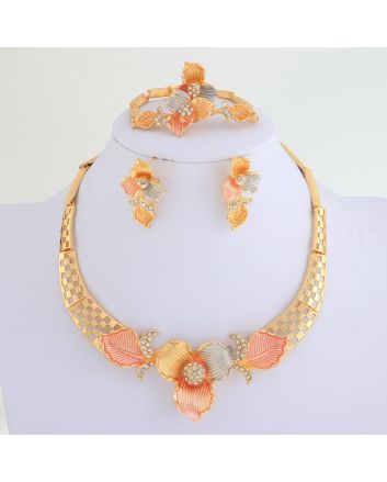 Gold Plated Necklace Set