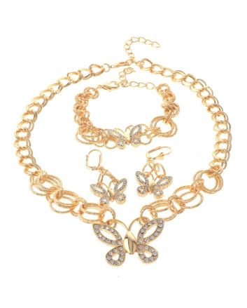 Gold Plated Necklace Set