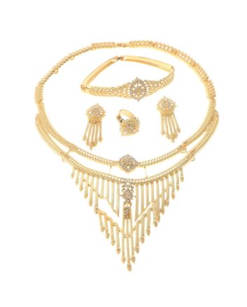 Gold Plated Necklace Set