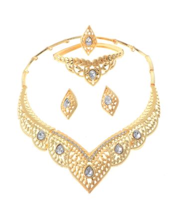 Gold Plated Necklace Set