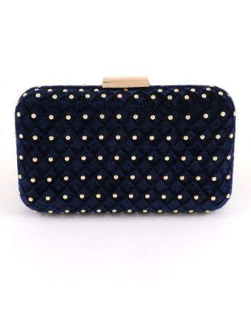 SUEDE EVENING BAG