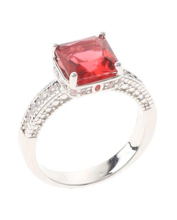 Rhodium Plated Ring