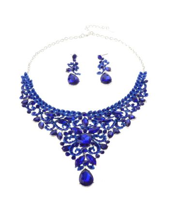 Rhinestone Necklace Set 