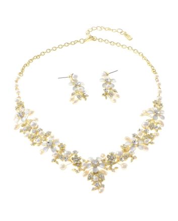 Rhinestone Necklace Set 