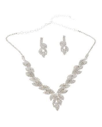 Rhinestone Necklace Set 