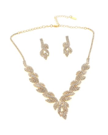 Rhinestone Necklace Set 