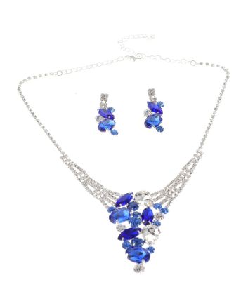 Rhinestone Necklace Set 