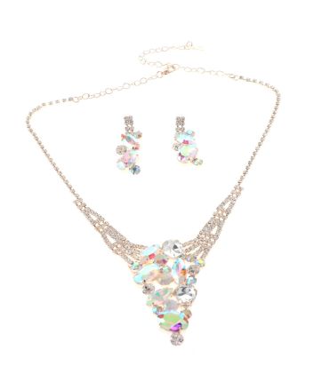 Rhinestone Necklace Set 
