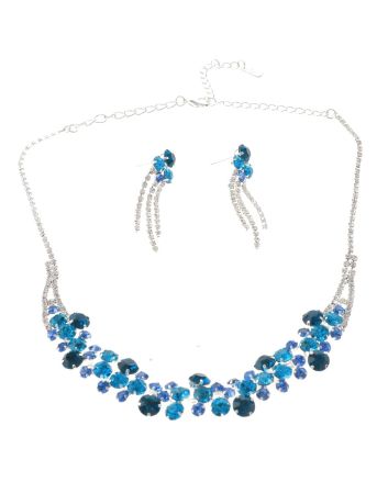 Rhinestone Necklace Set 