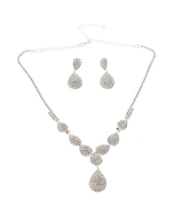 Rhinestone Necklace Set 
