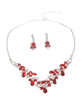 Rhinestone Necklace Set 